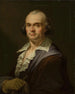 Portrait of a man with a glove - János Mihály Hesz — artwork view