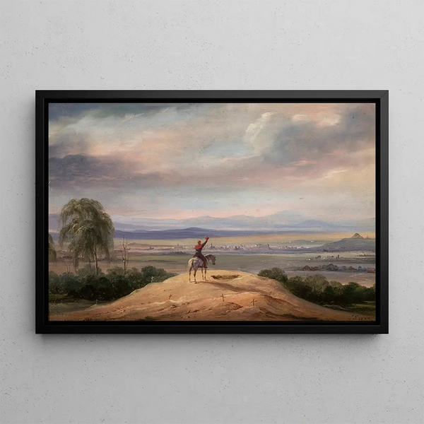 Salut à Cracovie - January Suchodolski — framed artwork on a wall