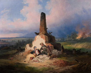 Uhlan blessé en 1831 - January Suchodolski — artwork view