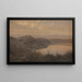 View towards Castel Gandolfo, Italy - Janus la Cour — framed artwork on a wall