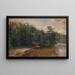 Aulnes near Almind S - Janus la Cour — framed artwork on a wall