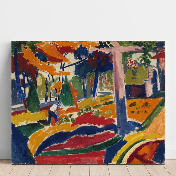 Reproduction of the painting Garden Painting - Henry Lyman Sayën
