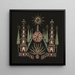 Chinese Garden Painting - Anonymous — framed artwork on a wall