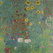Garden of Farmers with Sunflowers - Gustav Klimt — artwork view