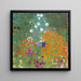 Cottage Garden Painting - Gustav Klimt — framed artwork on a wall