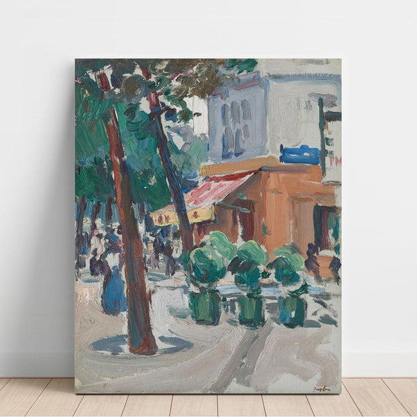 Reproduction of the painting Garden of Luxembourg - Paris - Samuel John Peploe