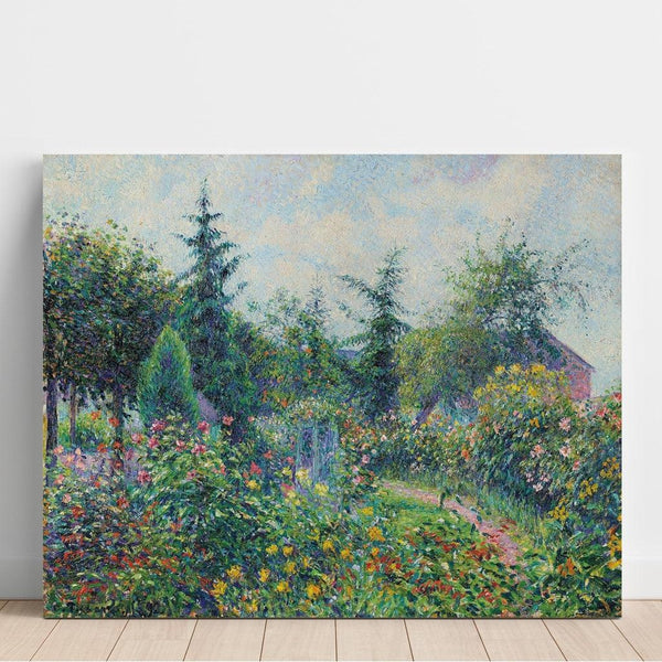Reproduction of the painting Garden and Poultry House at Octave Mirbeau, Les Damps - Camille Pissarro