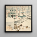 Gardens - Hermann Post — framed artwork on a wall