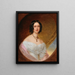Portrait of Pauline Countess Nostitz 1801-1881 - Jaroslav Čermák — framed artwork on a wall