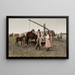 Rencontre au puits - Jaroslav Věšín — framed artwork on a wall