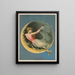 Good luck - Jasper Francis Cropsey — framed artwork on a wall