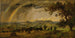 A passing shower over the Adam and Eve Mountains - Jasper Francis Cropsey — artwork view