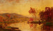 Autumn Landscape with Cattle Drinking at a River - Jasper Francis Cropsey — artwork view