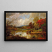 Autumn Afternoon - Jasper Francis Cropsey — framed artwork on a wall