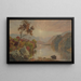 Autumn Landscape Painting - Jasper Francis Cropsey — framed artwork on a wall