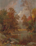 Autumn on the River - Jasper Francis Cropsey — artwork view