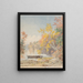 Autumn on the Lake - Jasper Francis Cropsey — framed artwork on a wall