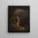Tree Struck by Lightning - Jasper Francis Cropsey — framed artwork on a wall