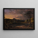 Catskill Creek - Jasper Francis Cropsey — framed artwork on a wall