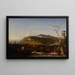 Mountain House Catskill - Jasper Francis Cropsey — framed artwork on a wall