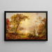 Greenwood Lake autumn on the Hudson - Jasper Francis Cropsey — framed artwork on a wall