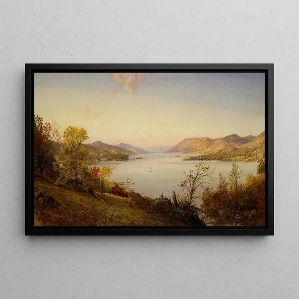 Lac Greenwood - Jasper Francis Cropsey — framed artwork on a wall