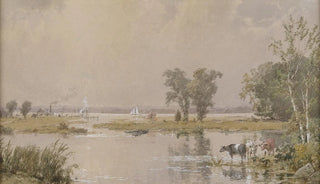 Marais de Hackensack - Jasper Francis Cropsey — artwork view