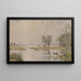 Marais de Hackensack - Jasper Francis Cropsey — framed artwork on a wall