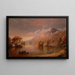 Lac George - Jasper Francis Cropsey — framed artwork on a wall