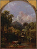 Morning Painting - Jasper Francis Cropsey — artwork view