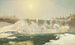 Winter Niagara Falls painting - Jasper Francis Cropsey — artwork view