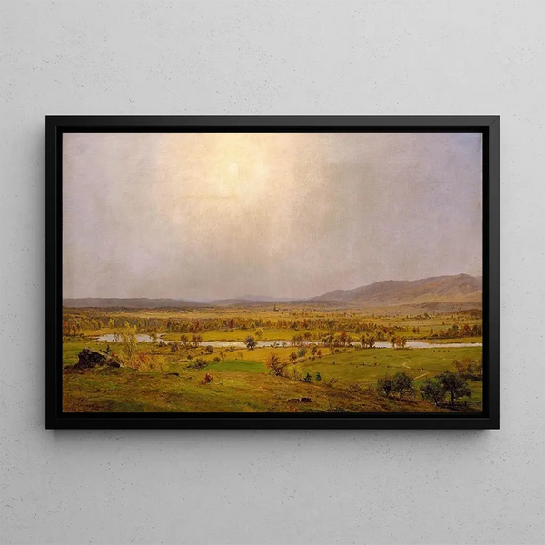 Pompton Plains New Jersey - Jasper Francis Cropsey — framed artwork on a wall