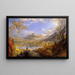 Viaduc de Starrucca, Pennsylvanie - Jasper Francis Cropsey — framed artwork on a wall