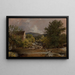 The Old Mill - Jasper Francis Cropsey — framed artwork on a wall