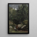 Trees and Stream on a Hill - Jasper Francis Cropsey — artwork view