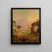 Villa d'Este Tivoli - Jasper Francis Cropsey — framed artwork on a wall
