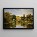 Château de Warwick, Angleterre - Jasper Francis Cropsey — framed artwork on a wall