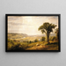 Valley of Wyoming, Pennsylvania - Jasper Francis Cropsey — framed artwork on a wall