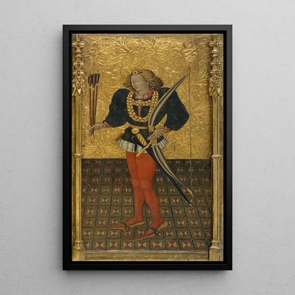 Saint Sebastian - Jaume Ferrer — framed artwork on a wall