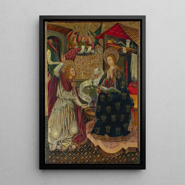 L'Annonciation - Jaume Ferrer — framed artwork on a wall