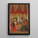 Calvaire Painting - Jaume Huguet — framed artwork on a wall
