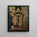 Consecration of Saint Augustine - Jaume Huguet — framed artwork on a wall