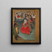 Miracle of Mont Saint-Michel - Jaume Huguet — framed artwork on a wall
