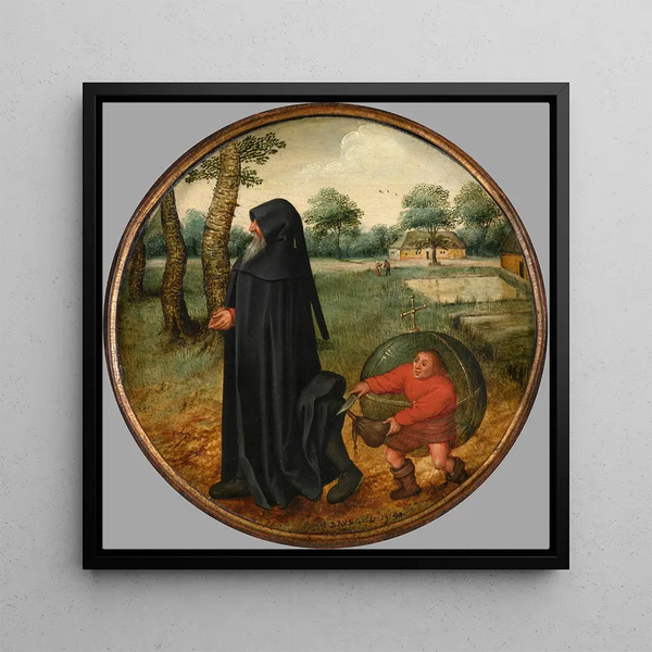 I Cry Because the World Is So Unreliable - Pieter Brueghel the Younger — wall display of the artwork