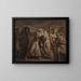 Joseph finds his father Jacob in the desert - Jean-Antoine Julien de Parme — framed artwork on a wall
