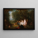 Festive Gathering - Jean-Antoine Watteau — framed artwork on a wall