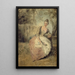 L'Amante inquiète - Jean-Antoine Watteau — framed artwork on a wall