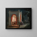 The Marriage Contract or Nervous Waiting - Jean-Baptiste André Gautier d'Agoty — framed artwork on a wall