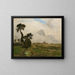 Country Road in Full Bloom - Jean-Baptiste Antoine Guillemet — framed artwork on a wall