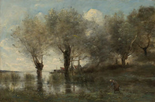 JeanBaptisteCamille Corot - A Pond in Picardy.webp